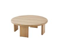 sweeek - Table Basse de Jardin Ronde Bois d'acacia Naturel 70cm - Kaita