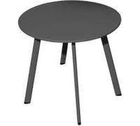 Table basse de jardin ronde en acier graphite ProLoisirs Massai ø40 cm