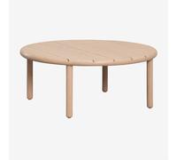 Table Basse De Jardin Ronde En Bois D'acacia Olivia Acacia Marron Clair Acacia Marron Clair Ø80 Cm