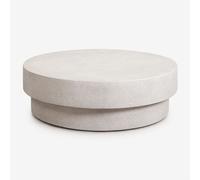 Table Basse De Jardin Ronde En Ciment Selara Ø120 Cm