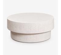 Table Basse De Jardin Ronde En Ciment Selara Ø90 Cm