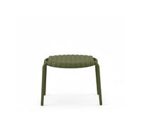 Table basse de jardin ronde en résine pp 50 % recyclé joysxee - ø50 cm - vert sa