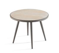 Oviala Table Basse de Jardin Ronde Plateau en céramique - Tivoli