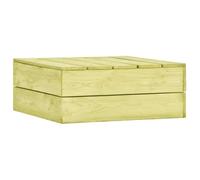 Table basse de jardin - VIDAXL - 49039 - Bois de pin imprégné - 75x75x31 cm - Extérieur