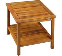 Table D'appoint De Jardin 45x45x45cm En Bois D'acacia