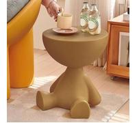 Table basse de luxe légère pour canapé dessin animé bord créatif tête plate petite Table basse en plastique pour la maison