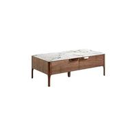Table basse de noyer 2046C, 120 x 60 x 40 cm. -