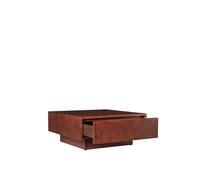 Ferm Living Table basse Burl storage 70x70 cm Dark stained burl