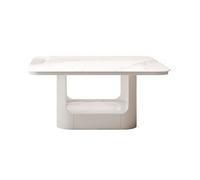 Table basse de rangement, table d'appoint carrée avec motif de ferme pour salon, table centrale peu encombrante