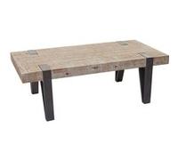 Table Basse de Salon MENDLER HWC-A15b, Sapin Bois Massif Rustique 40x120x60cm Marron G