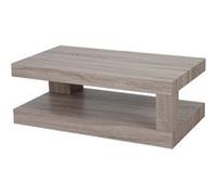 Table basse de salon MENDLER HWC-A32, structure 3D FSC 40x110x60cm aspect chêne foncé Marron G