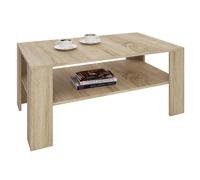 IDIMEX Table Basse Lorient, Table de Salon rectangulaire avec 1 étagère Espace de Rangement Ouvert, en mélaminé décor chêne Sonoma