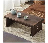 Table basse de style japonais avec pieds pliants, table basse multifonctionnelle pour le petit déjeuner, le thé et l'ordinateur portable, table portable pour écrire, étudier et dessiner, idéale pour