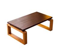 Table basse de style japonais en bois massif pour salon, petite table basse pour balcon, 90 x 50 x 30 cm, parfaite pour la décoration du jour commémoratif, design minimaliste moderne