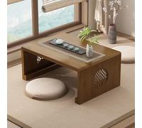 Table Basse De Style Japonais, Table Basse De Salon, Petite Table D'appoint De Salon En Bambou, Table Basse Pliante, Table À Thé Japonaise Vintage, Table De Méditation Pour Petit Appartement Et Salon(