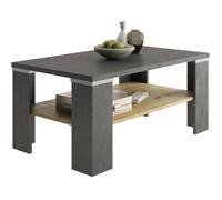Table basse - Décor Matera et chêne Artisan - L100 x H46 x P60 cm - Fabriqué en Allemagne
