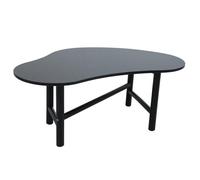 Table basse décor mélaminé noir - Oviala