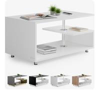 Table basse design 95x55x50cm Table de salon rectangulaire moderne 50kg