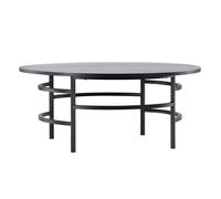 Venture Home - Table basse ronde ?100x42,5 cm Copenhagen noir Noir G