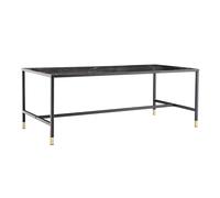 Table Basse Design en Verre "Dipp" 130cm Noir