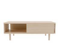 Table Basse Design "Hillen" 125cm Naturel Beige G
