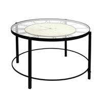 Table Basse - Home Deco Factory - Horloge - Noir