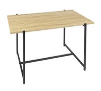 The Home Deco Factory Table basse Loka en MDF et métal Beige G