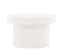 Table Basse Design "Malung" 80cm Blanc
