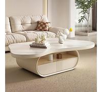 Table basse, design minimaliste Live Edge, table centrale basse en forme de nuage pour salon, surface d'affichage polyvalente