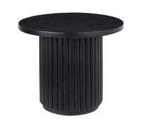 Table Basse Design Moderne Plateau en Bois de Manguier Noir Lemont