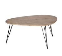 Table basse design Neile - L. 97 x H. 50 cm - Noir