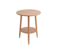 Table basse design simple Table d’angle de table d’appoint de canapé en bois massif, table d’appoint ronde, buffet de canapé for la maison, salle à manger ou salon, fait à la main, style moderne Table