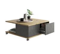 Table Basse Design ""Volgan"" 70cm Chêne