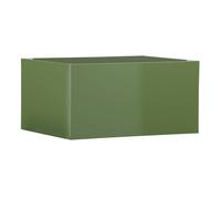 Table Basse Design "York" 80cm Vert Foncé