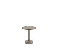 Table Basse D'extérieur Muuto Linear Steel Ø42 Taupe