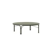 Table Basse D'extérieur &Tradition Thorvald SC109 Ø109 Bronze Vert