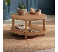 Table basse Dora : Fabriquée à partir de panneaux de particules 100% mélaminés d'une épaisseur de 25 mm. Pieds et colonnes en boi...