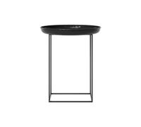Table Basse Duke, Petit , Fer/obsidienne Laquée