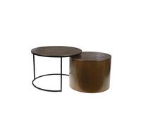 Table basse Eclipse - Amadeus - Or - Aluminium Or G