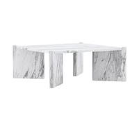 Venture Home - Table basse carré Rogaland marbre blanc Marbre blanc G