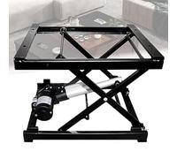 Table basse électrique portable en ciseaux avec télécommande sans fil, cadre en fer, meuble de bricolage avec hauteur réglable, décoration d'intérieur moderne