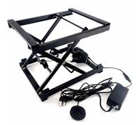 Table basse électrique réglable en hauteur avec télécommande, cadre en fer pliable, capacité de charge de 350 N pour salle à manger et salon