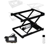 Table Basse élévatrice à Cadre en Fer électrique Support de Table à Manger électrique à Ciseaux, Plateforme élévatrice multifonctionnelle, Support Pliable en Fer, télécommande Filaire/sans f