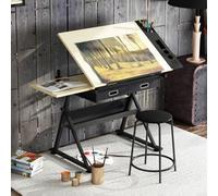 Table Basse élévatrice à Cadre en Fer électrique Support de Table à Manger élévateur électrique Ciseaux Art Craft Desk Ensemble de Poste de Bureau d'artiste Hauteur et Angle réglable