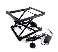 Table Basse élévatrice à Cadre en Fer électrique Support élévateur de Table à Manger électrique à Ciseaux, Support, Plateforme réglable en Hauteur, télécommande Filaire/sans Fil, Cadre en fe