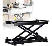 Table Basse Élévatrice Électrique Réglable en Ciseaux, Table de Travail Motorisée Réglable en Hauteur avec Cadre en Fer, Deux Ports Usb, Conception Pliante pour la Maison Ou les Projets de Meubles