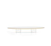 Table basse elliptique ETR de en stratifié Blanc
