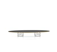 Table basse elliptique ETR de en stratifié Noir