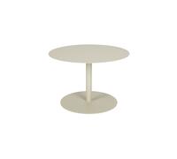 Table basse en acier beige Snow