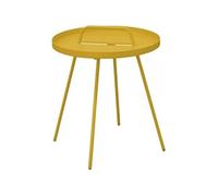 - Table basse en acier Flower 44 cm miel
